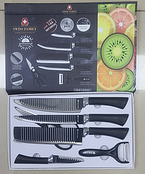 Набір кухонних ножів Swiss Family SF-008 (6 одиниць)