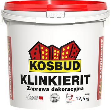 Штукатурка силіконова,Kosbud KLINKIERIT (імітація цегли), відро 12,5 кг