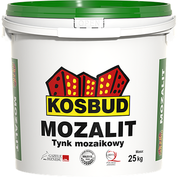 Штукатурка мозаичная акриловая,KOSBUD MOZALIT, серия TM, ведро 25 кг