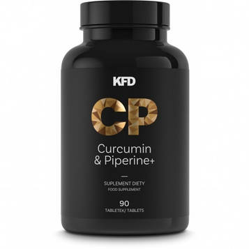 Антиоксиданти - Куркумін і піперин - KFD Curcumin & Piperine 90 tab
