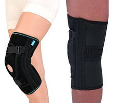 Бандаж для колінної чашечки Алком 4038 із силіконовим кільцем і спіральними ребрами жорсткості
