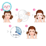 Тканинна маска для обличчя з муцином равлика FarmStay Visible Difference Mask Sheet Snail, 23ml, фото 4