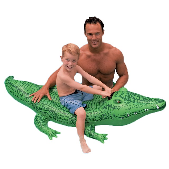 Надувная игрушка "Крокодил_2" - фото 1 - id-p17465016