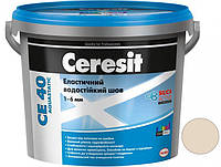 Затирка для швов Водостойкая Ceresit CE 40 Aquastatic 2 кг № 40 (Жасмин) (Оригинал) Церезит