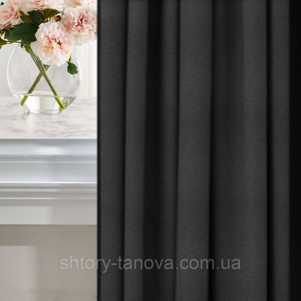 Тканина блекаут від сонця в спальню, дитячу, зал, матеріал на штори blackout однотонний, фото 1