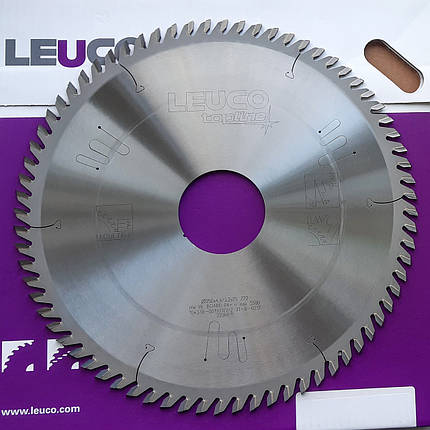 350x4,4/3,2x75 Z=72 Основна дискова пила Leuco U-Cut max для пильних центрів, фото 1