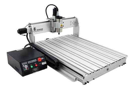 Фрезерно-гравіювальний верстат CNC 8060Z USB, 3 осі, 1.5 кВт, повітряне охолодження, фото 2