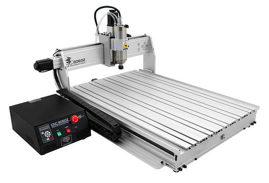 Фрезерно-гравіювальний верстат CNC 8060Z USB, 4 осі, 2.2 кВт водяне охолодження, фото 1