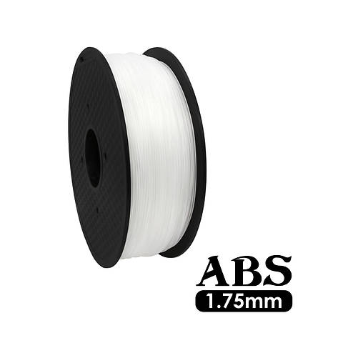 Пластикова нитка ABS, 1.75 мм, 1 кг прозорий, фото 1