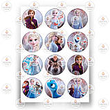 Друк їстівного фото — Ø21 — Холодне серце No8, фото 9