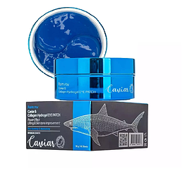 Омолоджувальні патчі під очі з чорною ікрою та колагеном FarmStay Caviar & Collagen Hydrogel Eye Patch