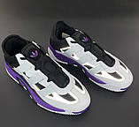 Чоловічі кросівки Adidas Niteball White Violet, кросівки адідас найтбол, фото 7