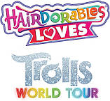 Лялька Хеїрдораблс Hairdorables Loves Trolls World Tour лімітований випуск, фото 3