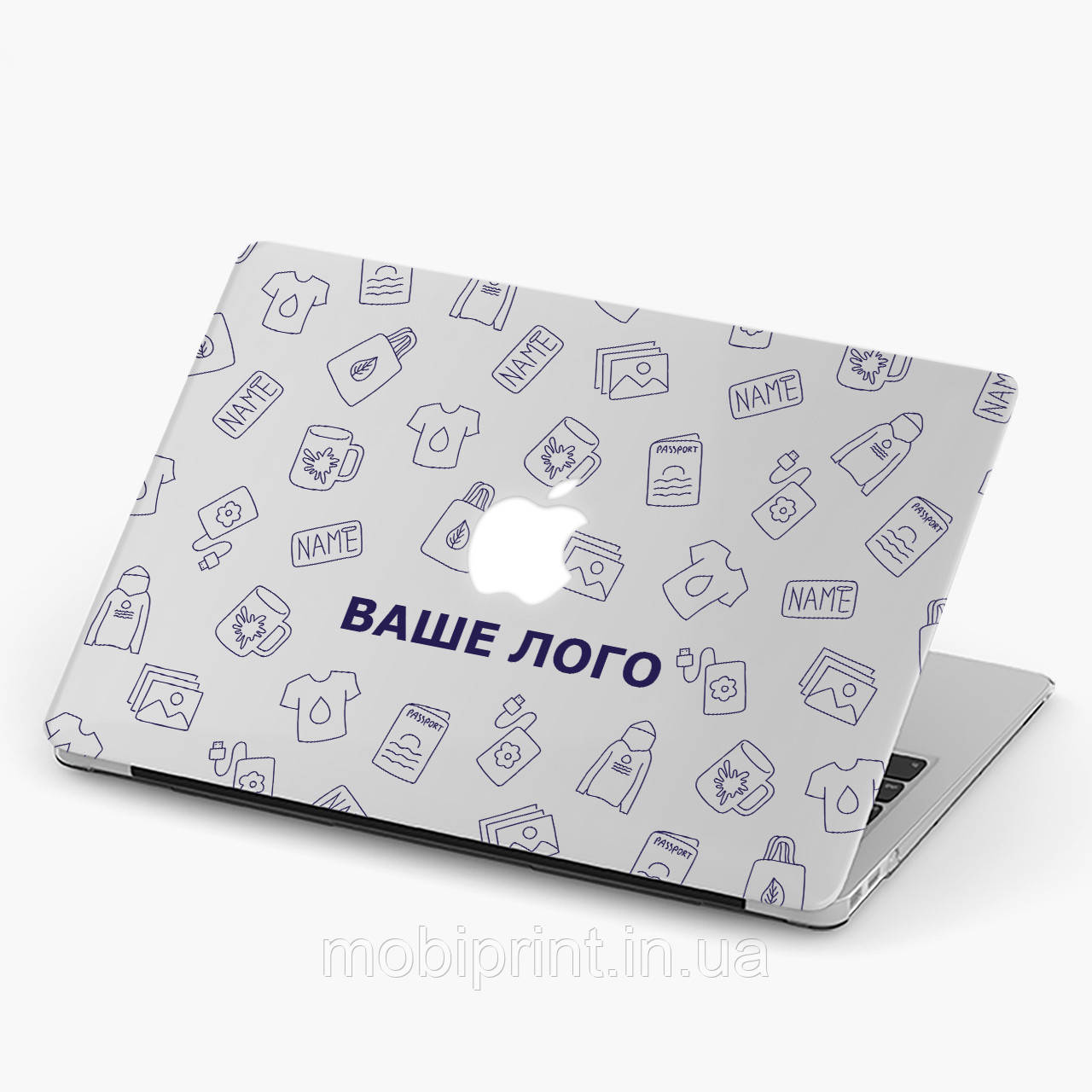 Пластиковий чохол для Apple MacBook Pro / Air Ваше Лого (Your logo) макбук про case hard cover