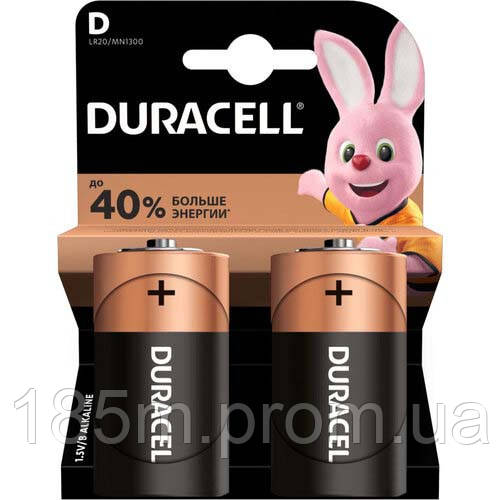 Батарейка DURACELL LR20 D MN1300 blist 2 - фото 1 - id-p72138312