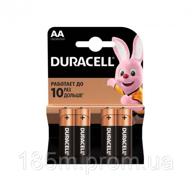 Батарейка DURACELL LR06 AA MN1500 blist 4 - фото 1 - id-p72138315