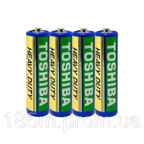 Батарейка TOSHIBA R6 AA shrink 4