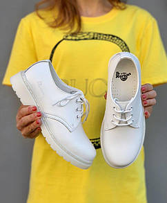 Туфлі жіночі білі Dr. Martens Mono White (02931)