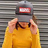 Кепка. Кепка - тракер . Іменна кепка. Кепка з написом. MARVEL, фото 2