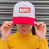 Кепка. Кепка - тракер . Іменна кепка. Кепка з написом. MARVEL, фото 3