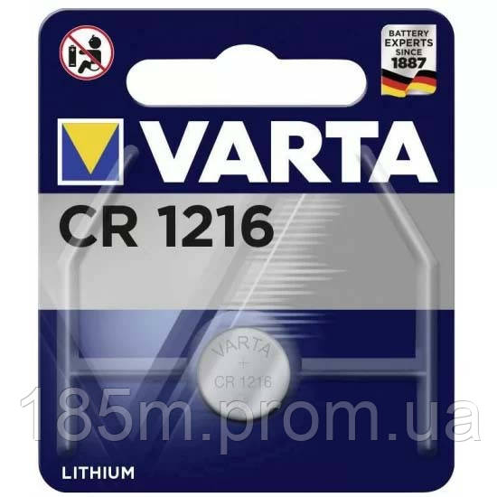 Батарейка VARTA CR1216 6216 - фото 1 - id-p1164371038