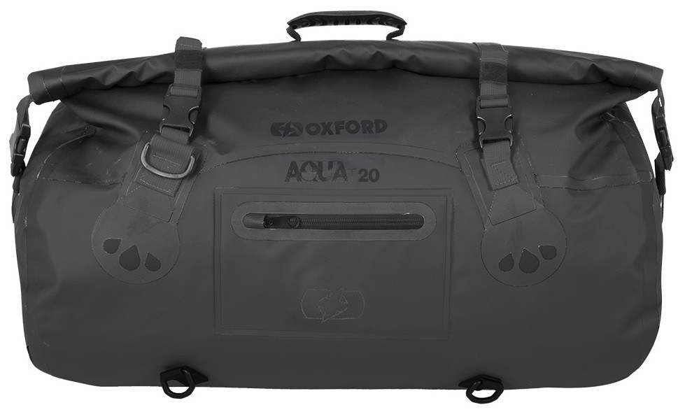 Мотосумка на хвост мотоцикла Oxford Aqua T-20 Roll Bag Black