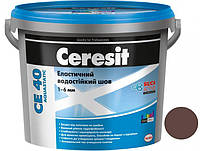 Затирка для швов Водостойкая Ceresit CE 40 Aquastatic 2 кг № 52 (Какао) (Оригинал) Церезит