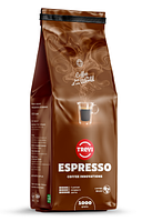 Кава в зернах Trevi Espresso 1кг. 60% Арабіка (Бразилія, Ефіопія) 40% Робуста (Уганда)