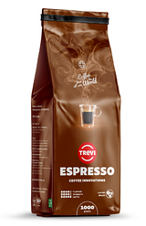 Кава в зернах Trevi Espresso 1кг. 60% Арабіка (Бразилія, Ефіопія) 40% Робуста (Уганда)