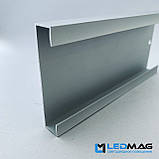 Плінтус для світлодіодної стрічки 70х15 мм 2,5 метра. Плінтус під світлодіодну стрічку, фото 2