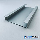 Плінтус для світлодіодної стрічки 70х15 мм 2,5 метра. Плінтус під світлодіодну стрічку, фото 3