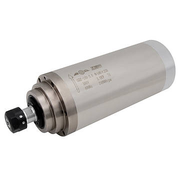 Шпиндель GDZ-100-3.0 Ø100Х220 водяне охолодження (3.0 кВт, 380 В, ER20), фото 1