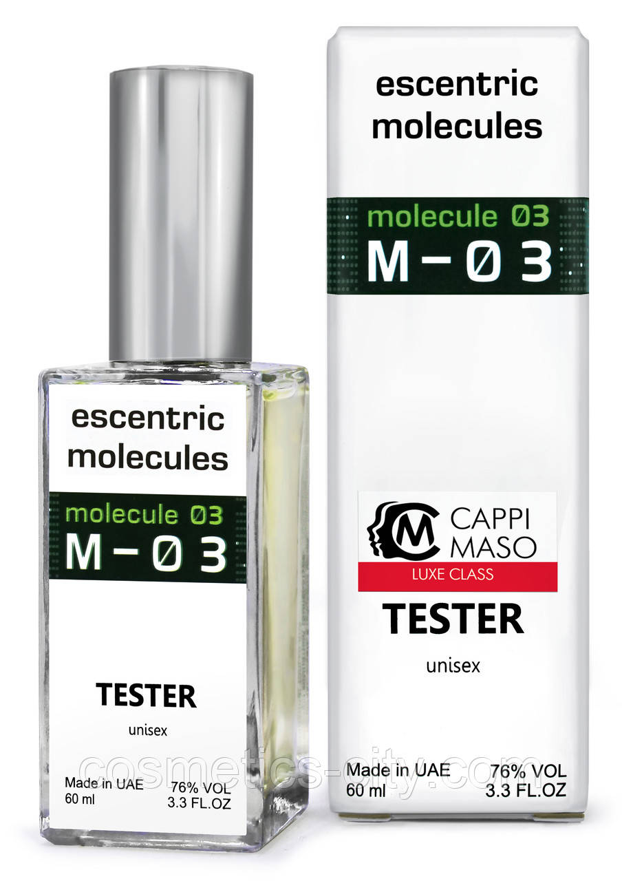 Тестер DUTYFREE унісекс Escentric Molecules Molecule 03, 60 мл.