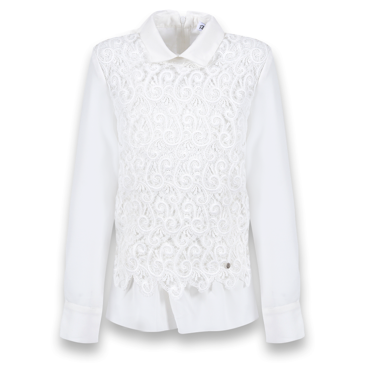 Школьная блузка для девочки Школьная форма для девочек Pinetti Италия 817261 Белый.Топ! - фото 1 - id-p1371013309