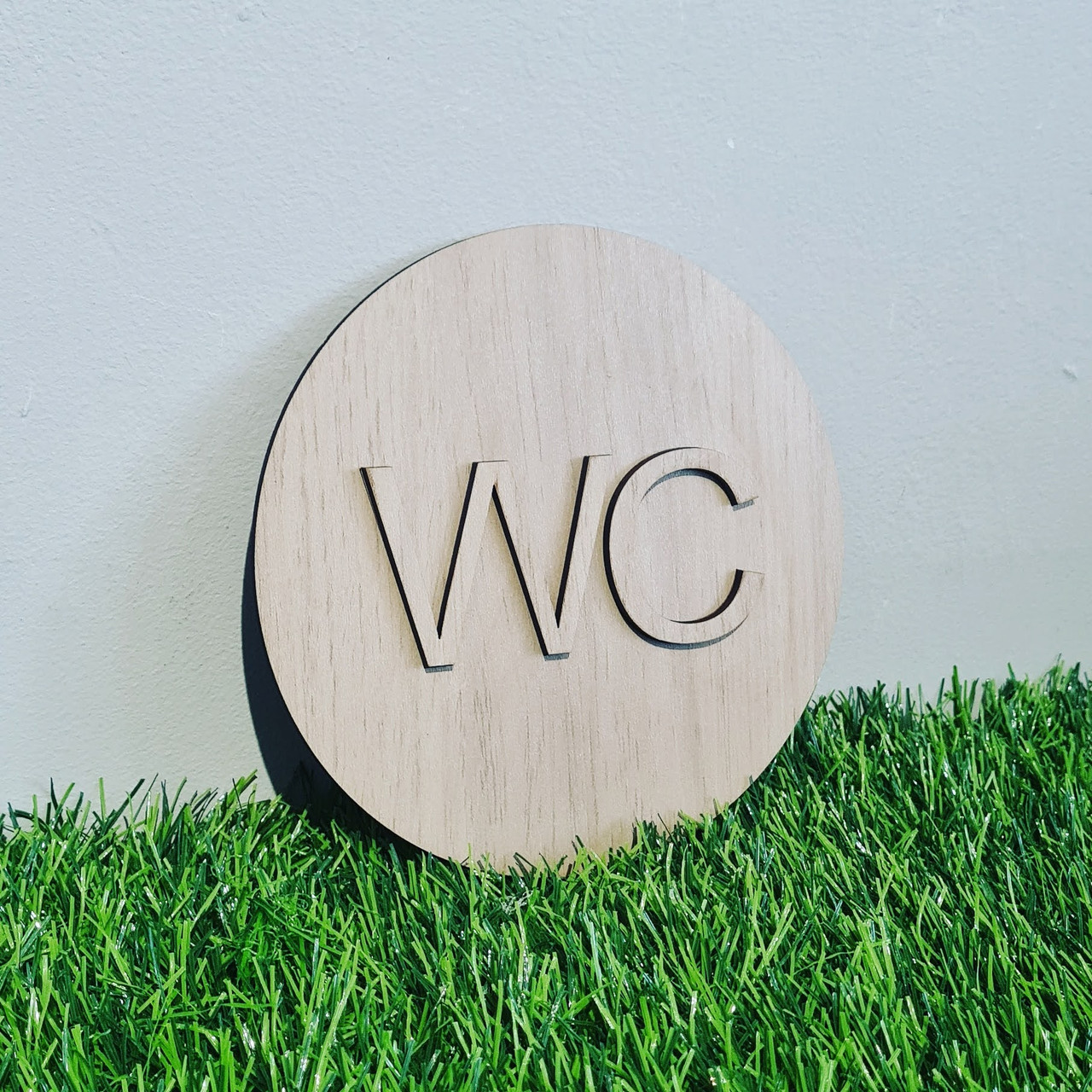 Табличка на двері з акрилу WC, фото 1