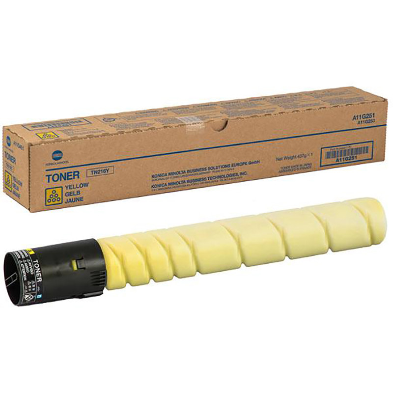 Картридж Konica Minolta TN-216Y A11G251 Yellow для Bizhub C220 C280