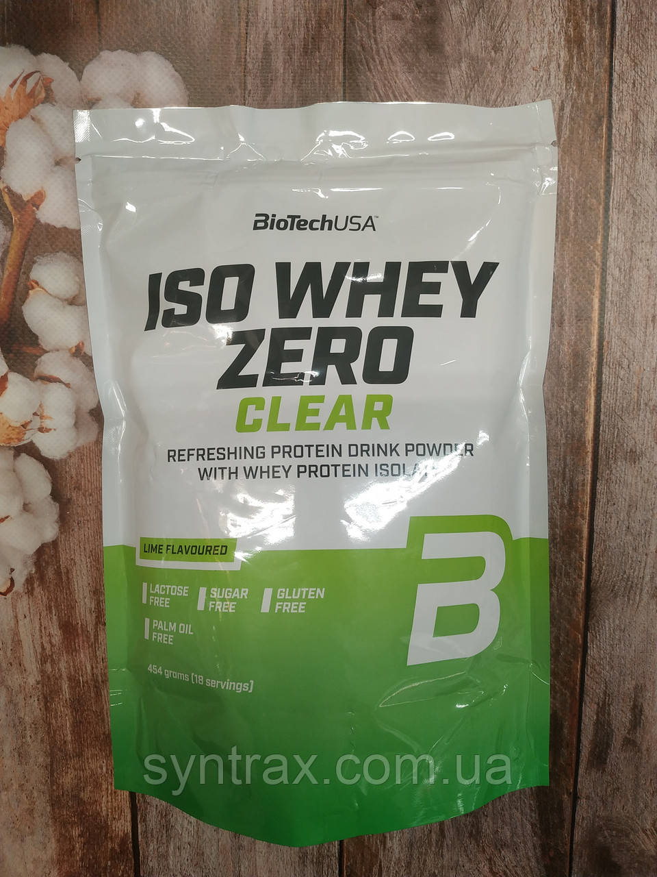 BioTech USA Iso Whey Zero Clear 454g, протеїновий коктейль
