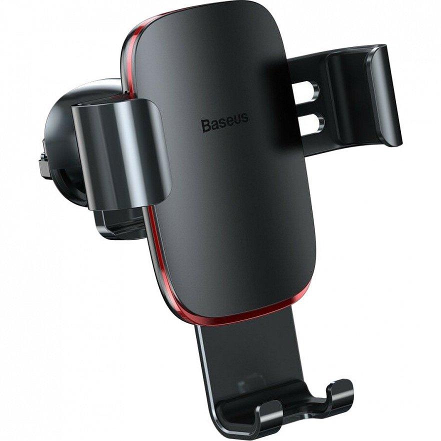 Тримач для телефону в машину гравітаційний Baseus Metal Age Gravity Car Mount Air Outlet Version (чорний)