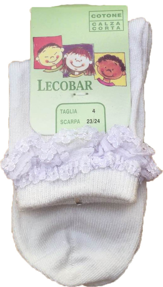 Шкарпетки для новонароджених Одяг для дівчаток 0-2 LECOBAR Італія RETE 1759/1