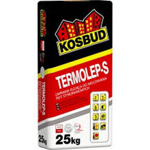 Клей для пінополістирольних плит, Kosbud TERMOLEP-S, мішок 25 кг