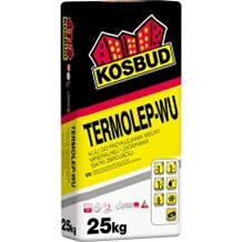 Клей універсальний для мінераловатних плит, Kosbud TERMOLEP-WU, мішок 25 кг