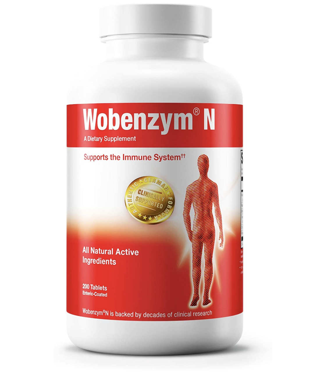 Douglas Labs Wobenzym N/Вобенсим, Вобензим — у разі артриту та травм 200 табл. BX215
