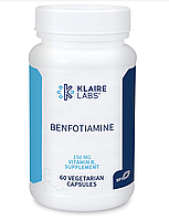 Klaire BENFOTIAMINE / Бенфотіамін Вітамін Б1 60 капс. Придатний до 12.2025. BX242, фото 2