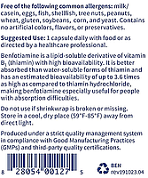 Klaire BENFOTIAMINE / Бенфотіамін Вітамін Б1 60 капс. Придатний до 12.2025. BX242, фото 4