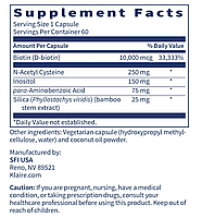 Klaire Hair and Nails Formula/ Формула для росту волосся й нігтів 60 капс BX248, фото 3