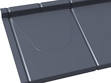 IRYD — Модульна плоска черепиця (Purmat) RAL 9005, фото 3