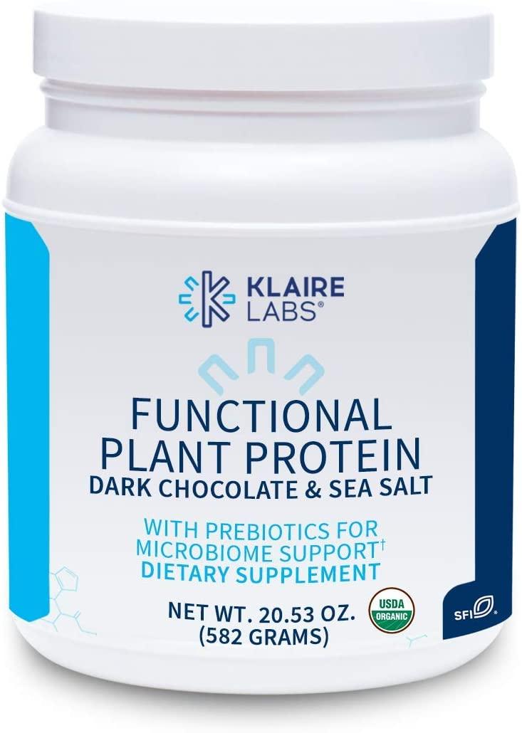 Klaire Plant Protein Dark Chocolate / Функціональний рослинний протеїн шоколад 582 гр BX295, фото 1