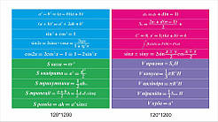 Набір наклейок на сходи «Математика»