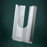 Кишеня А4 настінний вертикальний з оргскла