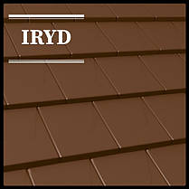 IRYD — Модульна плоска черепиця (Purmat) RAL 8017, фото 2